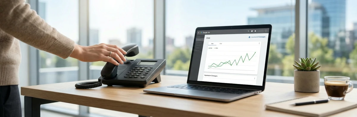 Campagna Google Ads con molti clic ma zero conversioni e telefonate
